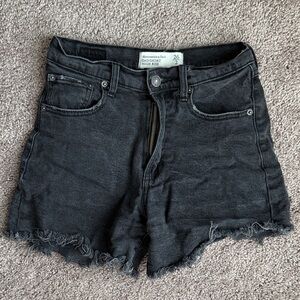 Abercrombie & Fitch Charcoal High Waist Women Shorts